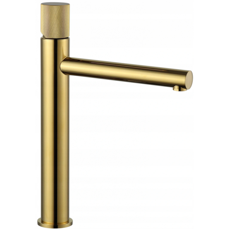 Mexen Elba One hoge wastafelkraan, goud - 74111-50