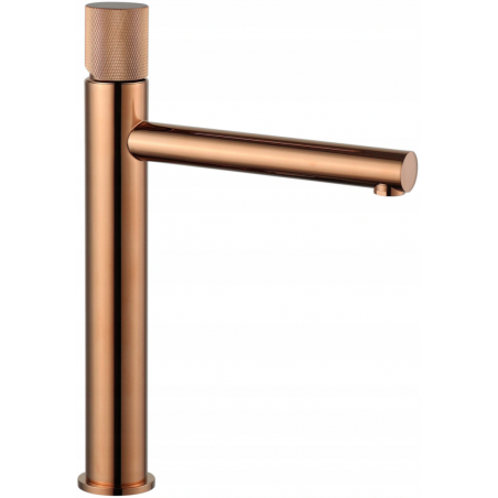 Mexen Elba One hög tvättställsblandare, rosa guld - 74111-60