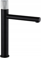 Mexen Elba One grifo de lavabo alto, negro/cromo - 74111-77