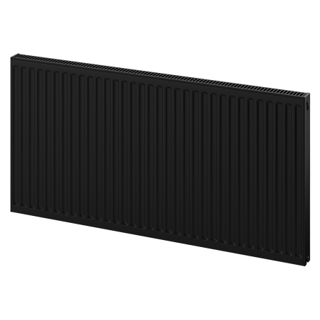 Mexen C11 Plattenheizkörper 400 x 600 mm, seitlicher Anschluss, 389 W, schwarz - W411-040-060-70