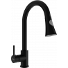Mexen Elia kitchen faucet, black - 670101-70