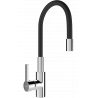 Mexen Flex Küchenarmatur, Chrom/Schwarz - 670900-07