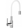 Mexen Flex kuhinjska slavina, krom/bijela - 670900-02
