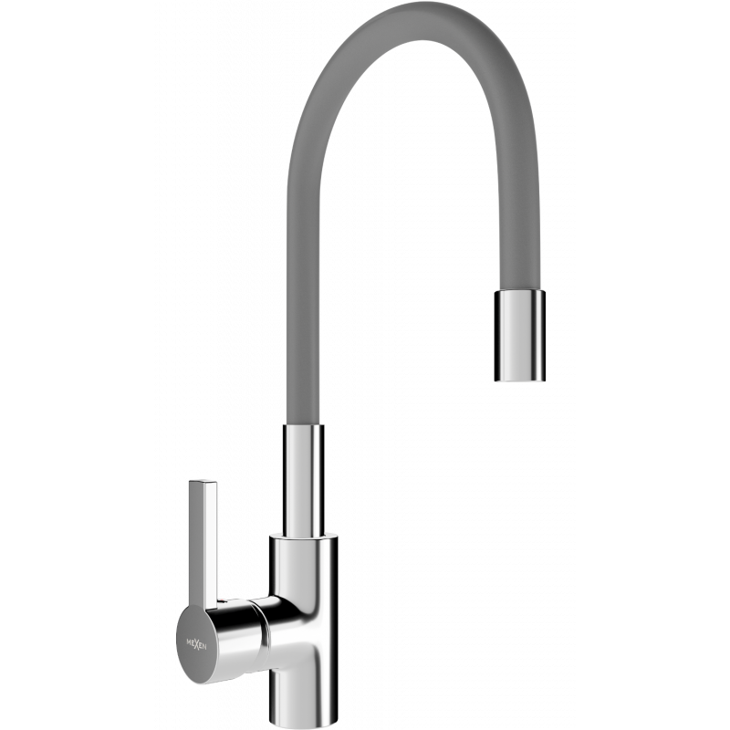 Mexen Flex Küchenarmatur, Chrom/Grau - 670900-06