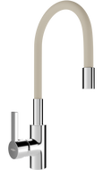 Mexen Flex Küchenbatterie, Chrom/Beige - 670900-09