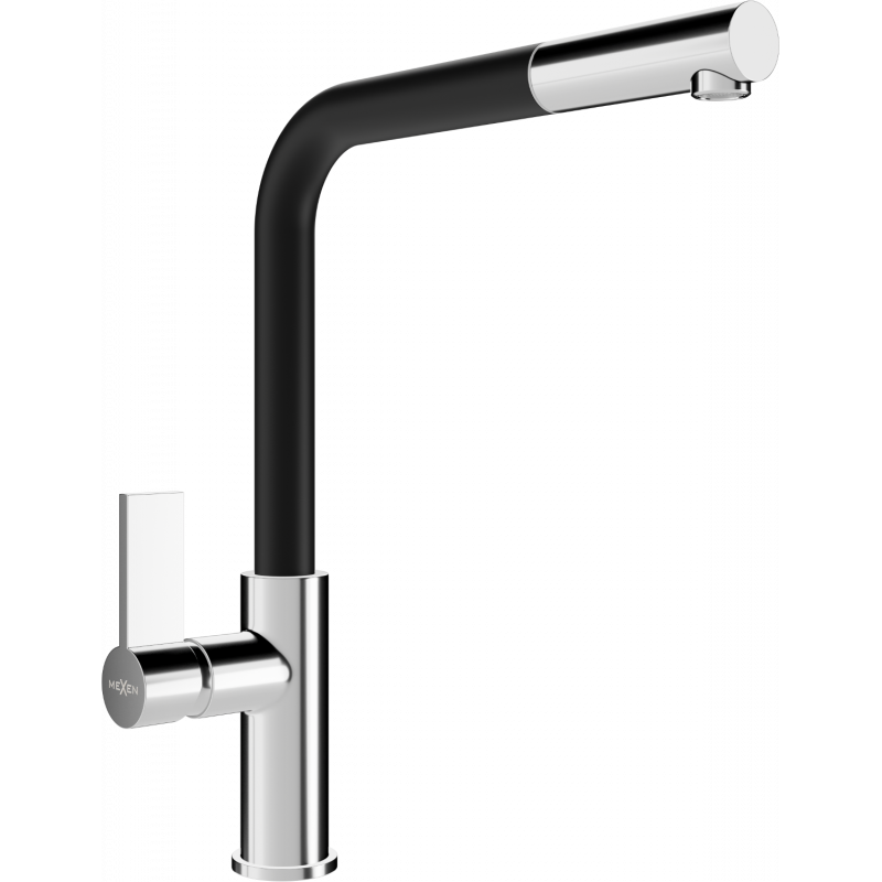 Mexen Flora keittiöhana, kromi/musta - 670401-07