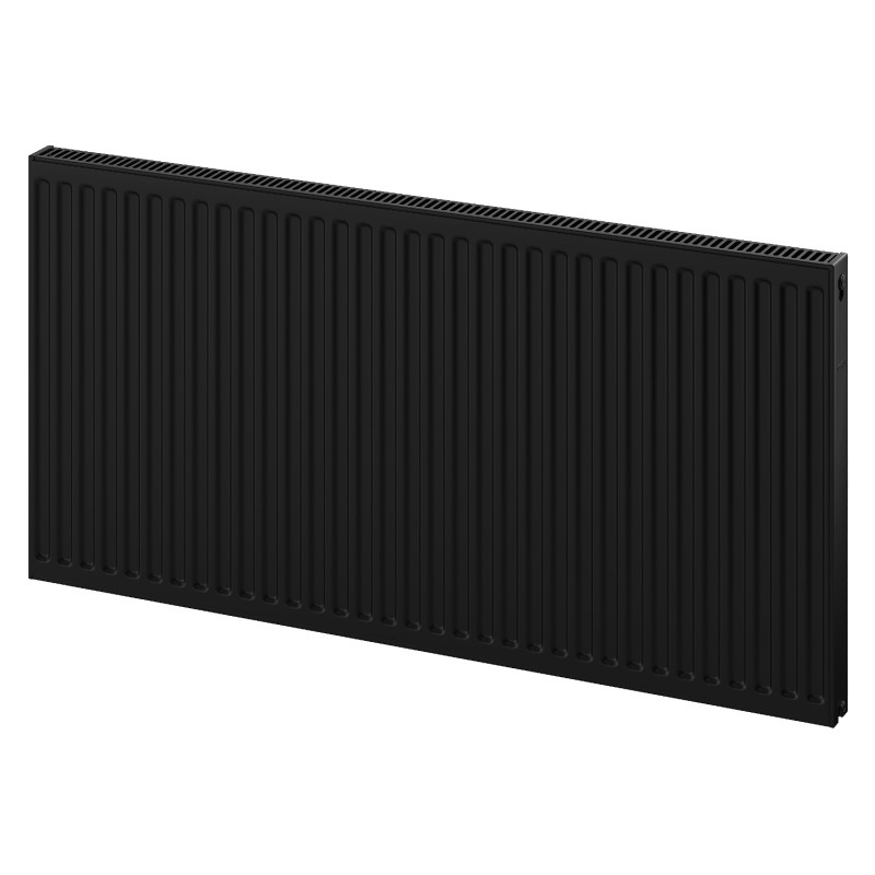 Mexen C11 radiador convector 500 x 2400 mm, conexión lateral, 1911 W, negro - W411-050-240-70