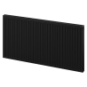 Mexen C11 radiador convector 500 x 2400 mm, conexión lateral, 1911 W, negro - W411-050-240-70