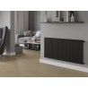 Mexen C11 radiador convector 500 x 2400 mm, conexión lateral, 1911 W, negro - W411-050-240-70