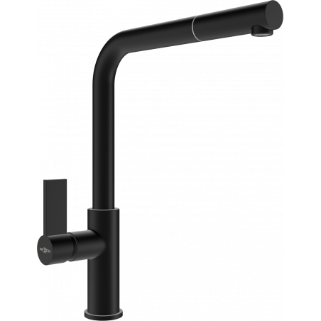 Mexen Flora grifo de cocina, negro - 670401-70