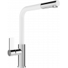 Mexen Flora grifo de cocina, cromo/blanco - 670401-02