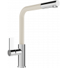 Mexen Flora keukenmengkraan, chroom/beige - 670401-09