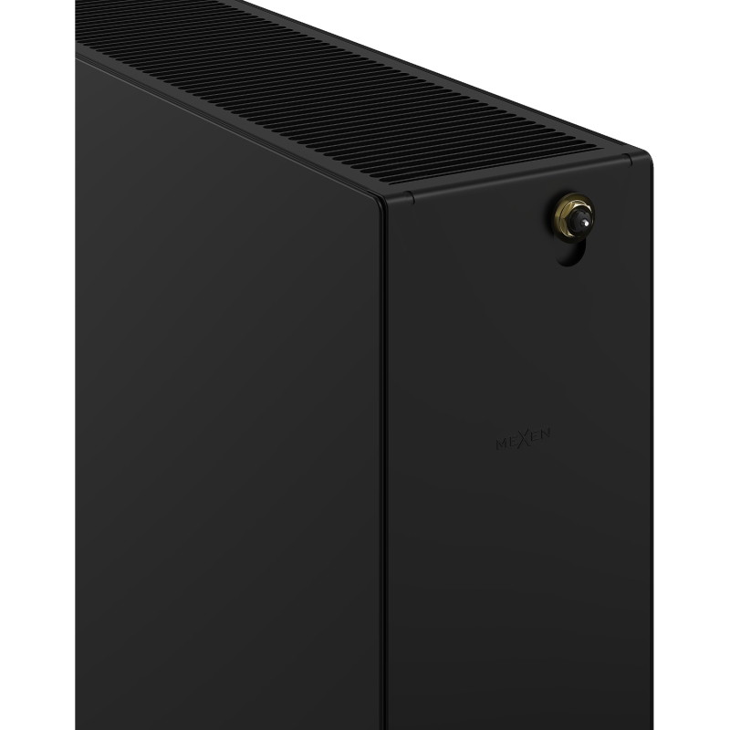 Mexen CVF33 Ravni pločasti radijator 400 x 1400 mm, donje priključenje, 2214 W, crni - W633F-040-140-70
