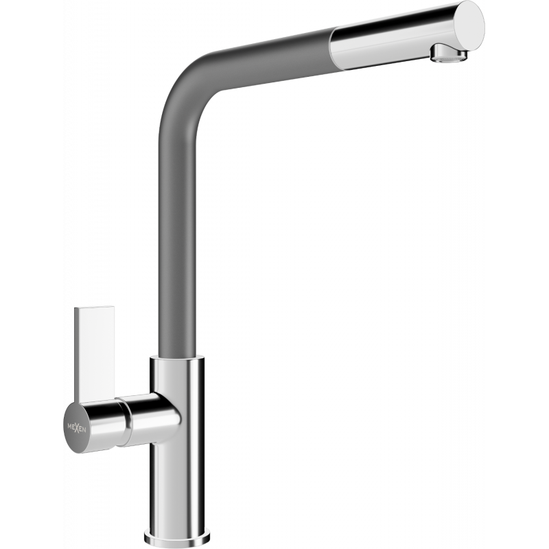 Mexen Flora rubinetto da cucina, cromo/grigio - 670401-06