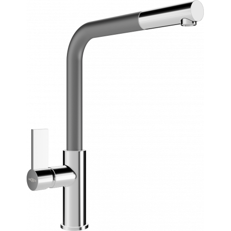 Mexen Flora rubinetto da cucina, cromo/grigio - 670401-06