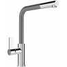 Mexen Flora grifo de cocina, cromo/gris - 670401-06