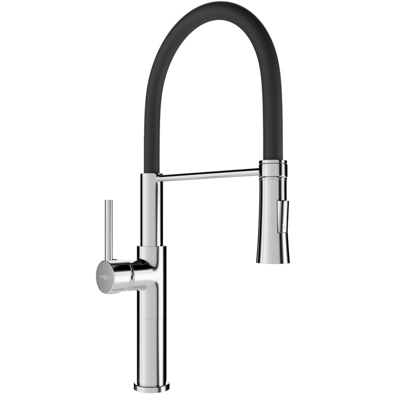 Mexen Dina köögisegisti, kroom/must - 672701-07