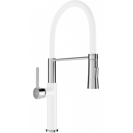 Mexen Dina grifo de cocina, blanco - 672701-20