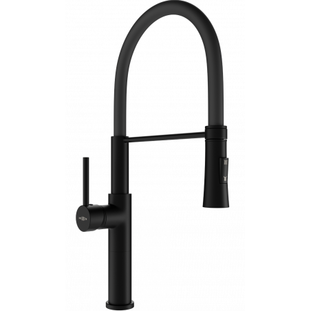 Mexen Dina grifo de cocina, negro - 672701-70
