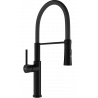 Mexen Dina grifo de cocina, negro - 672701-70