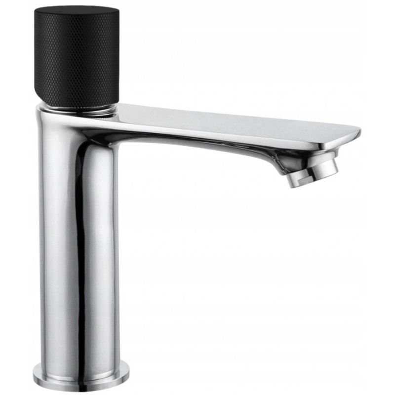Mexen Royo One miješalica za umivaonik, krom/crna - 72201-07