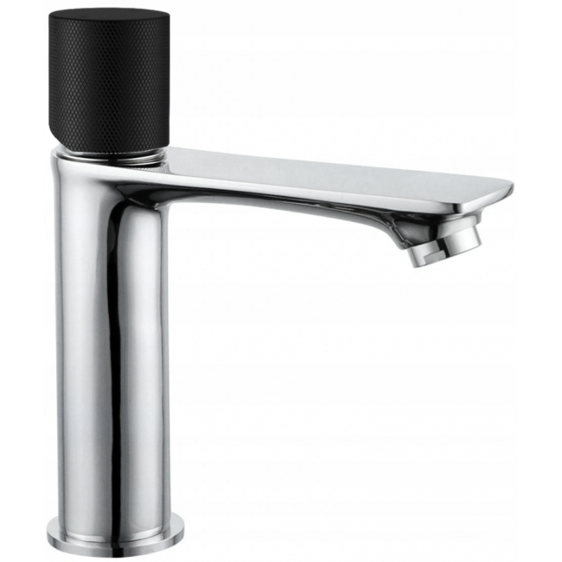 Mexen Royo One rubinetto lavabo, cromato/nero - 72201-07