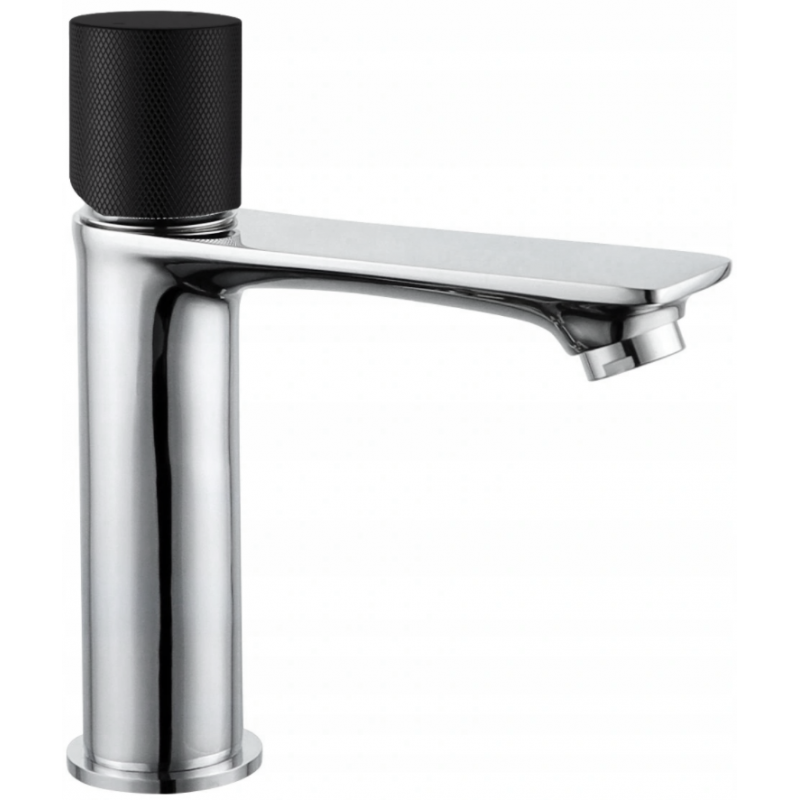 Mexen Royo One tvättställsblandare, krom/svart - 72201-07