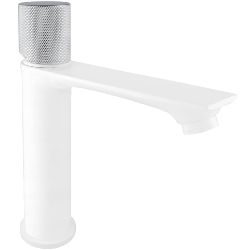 Mexen Royo One sink faucet, white/chrome - 72201-22