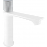 Mexen Royo One sink faucet, white/chrome - 72201-22