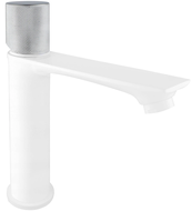 Mexen Royo One sink faucet, white/chrome - 72201-22