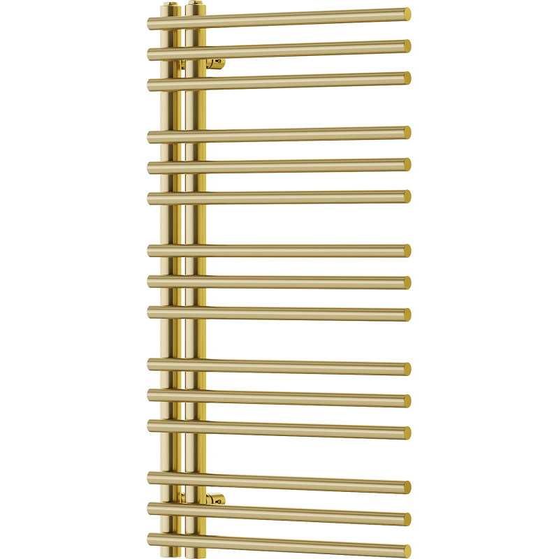 Mexen Neptun dekorativ badrumsradiator 900 x 500 mm, 291 W, guld - W101-0900-500-00-50