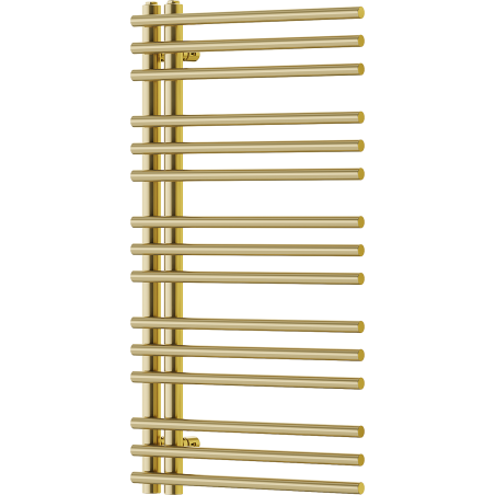 Mexen Neptun dekorativer Badezimmerheizkörper 900 x 500 mm, 291 W, gold - W101-0900-500-00-50