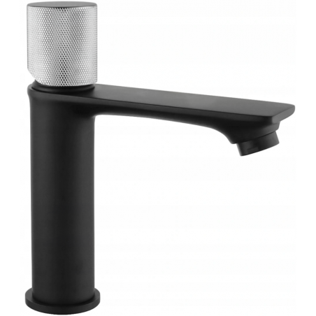 Mexen Royo One wastafelkraan, zwart/chroom - 72201-77