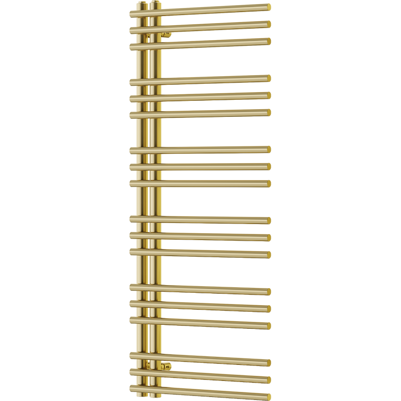 Mexen Neptun dekorativ badrumsradiator 1200 x 500 mm, 360 W, guld - W101-1200-500-00-50