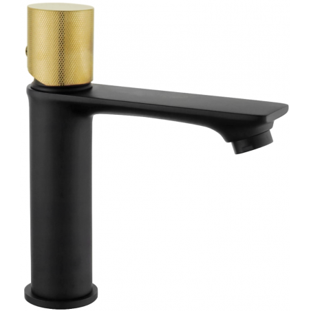 Mexen Royo One grifo de lavabo, negro/dorado - 72201-75