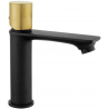 Mexen Royo One robinet de lavabo, noir/doré - 72201-75