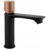Mexen Royo One robinet de lavabo, noir/or rose - 72201-76