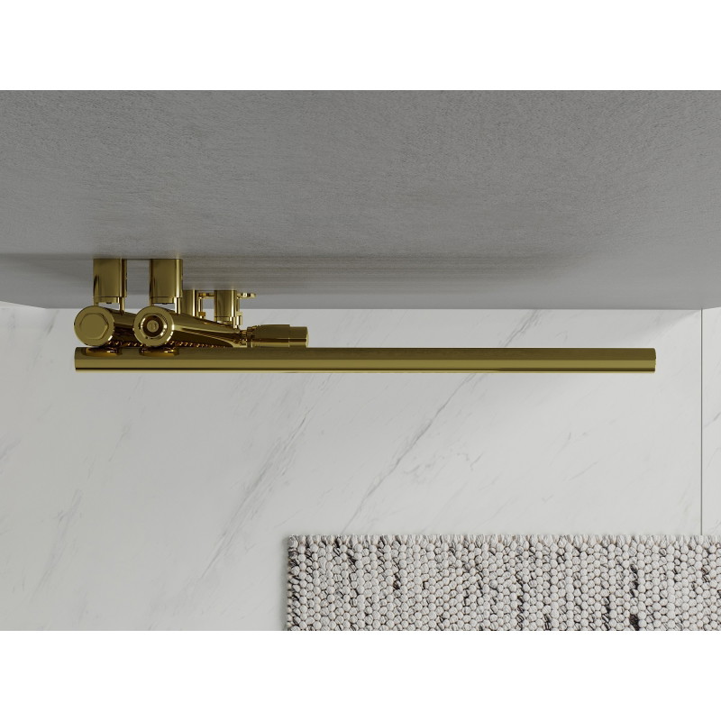 Mexen Neptun grzejnik łazienkowy dekoracyjny 1400 x 500 mm, 420 W, złoty - W101-1400-500-00-50