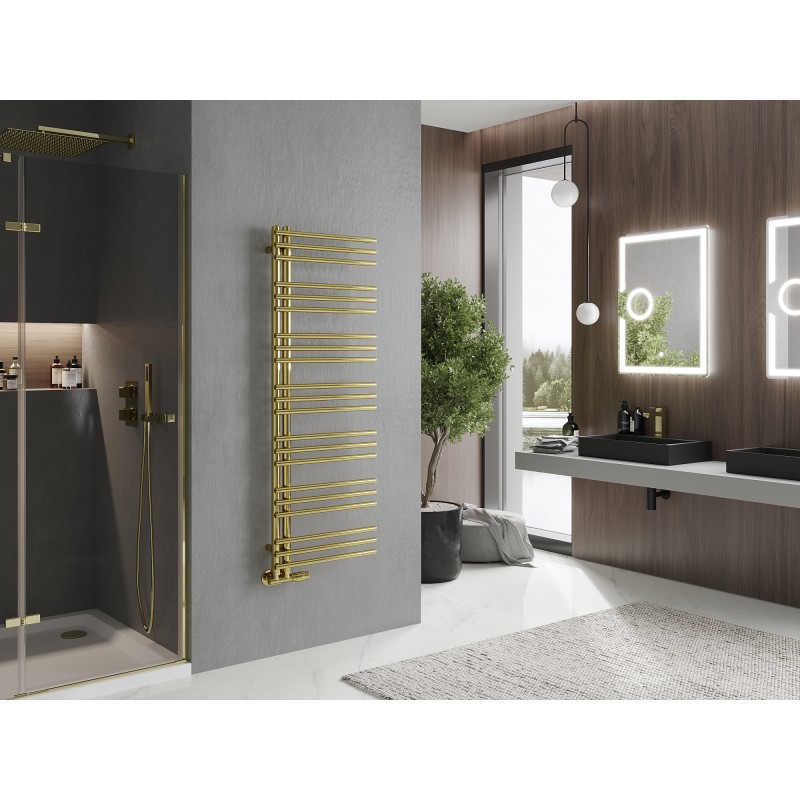 Mexen Neptun radiatore decorativo per bagno 1400 x 500 mm, 420 W, oro - W101-1400-500-00-50