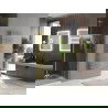 Mexen Neptun decoratieve badkamer radiator 1400 x 500 mm, 420 W, goud - W101-1400-500-00-50
