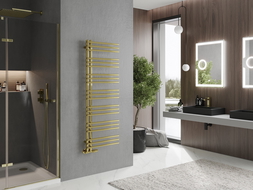 Mexen Neptun radiateur de salle de bains décoratif 1400 x 500 mm, 420 W, doré - W101-1400-500-00-50