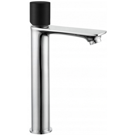 Mexen Royo One rubinetto lavabo alto, nero/cromo - 72211-07