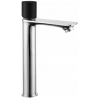 Mexen Royo One high basin mixer tap, black/chrome - 72211-07