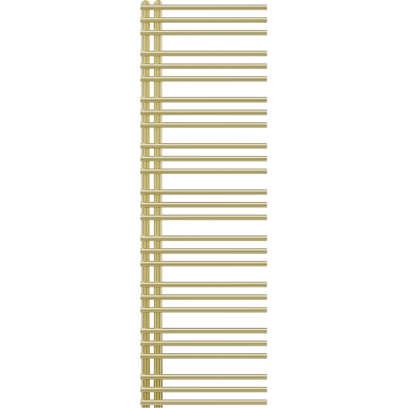 Mexen Neptun dekorativ badrumsradiator 1600 x 500 mm, 523 W, guld - W101-1600-500-00-50