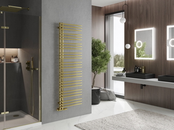 Mexen Neptun dekorativni kopalniški radiator 1600 x 500 mm, 523 W, zlati - W101-1600-500-00-50