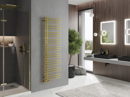 Mexen Neptun radiateur de salle de bain décoratif 1600 x 500 mm, 523 W, doré - W101-1600-500-00-50