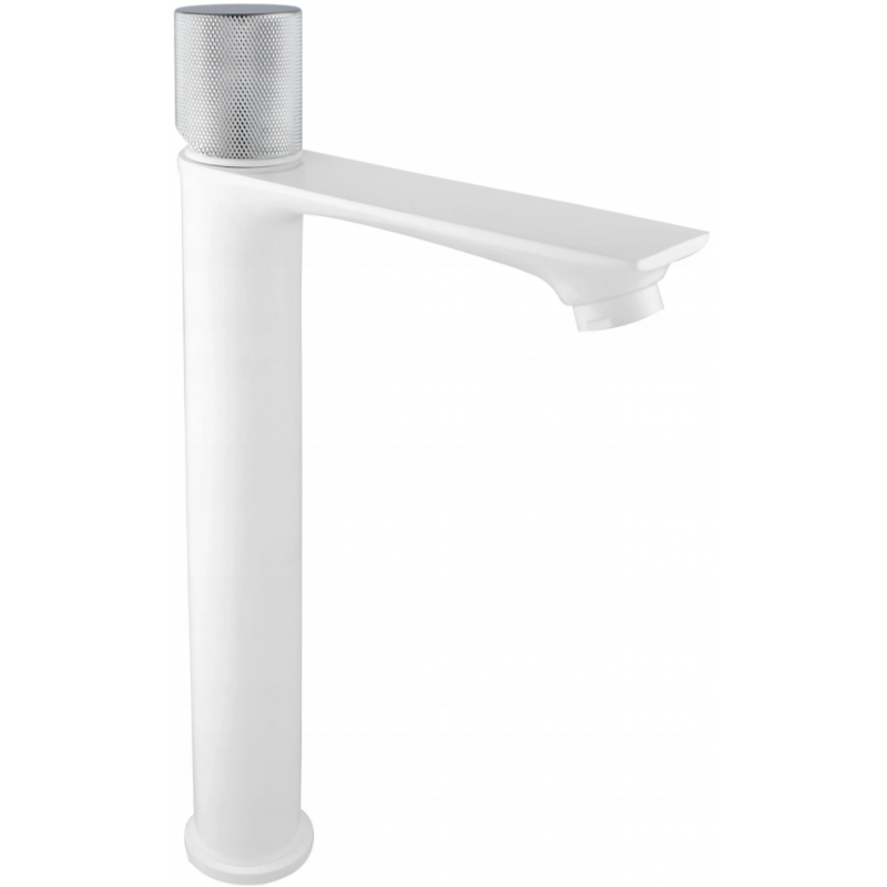 Mexen Royo One grifo de lavabo alto, blanco/cromo - 72211-22