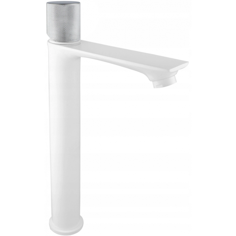 Mexen Royo One rubinetto alto da lavandino, bianco/cromo - 72211-22