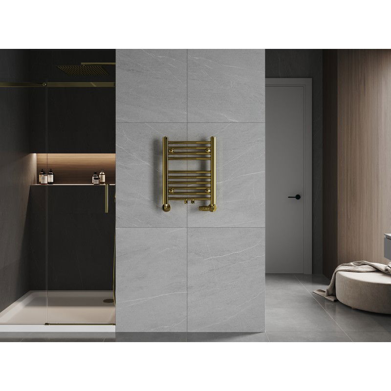 Mexen Ares radiador de baño 500 x 400 mm, 142 W, dorado - W102-0500-400-00-50