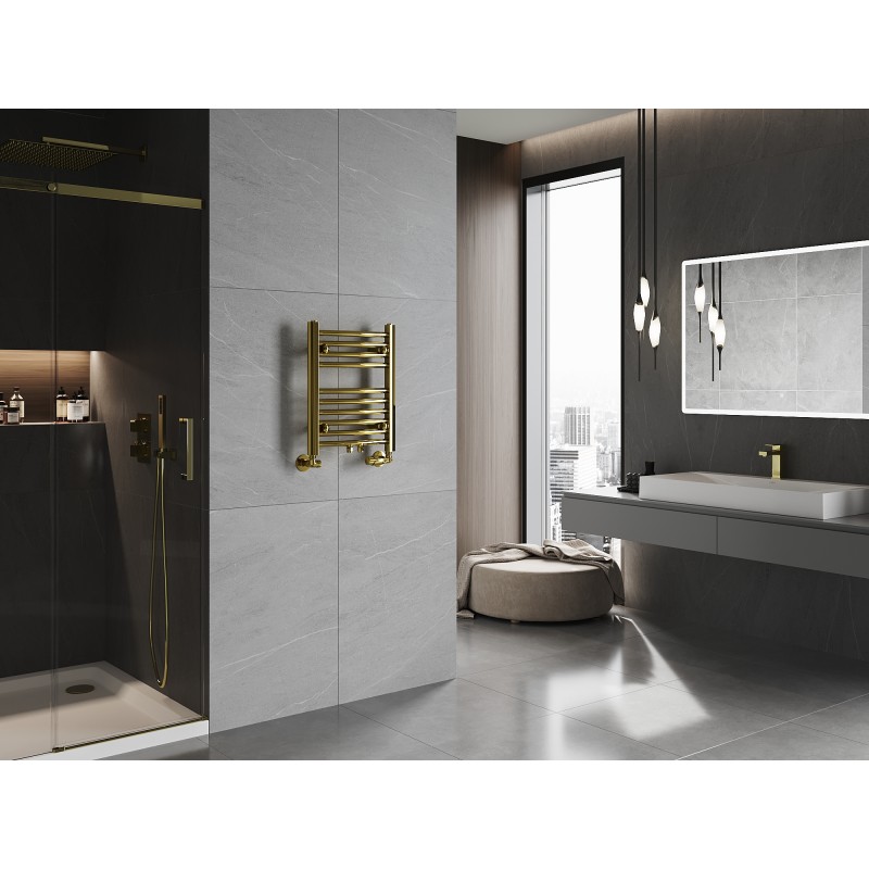 Mexen Ares badkamer radiator 500 x 400 mm, 142 W, goud - W102-0500-400-00-50